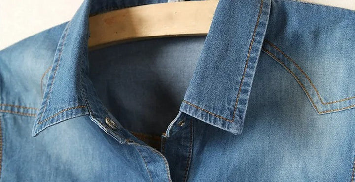 Morgan and Brooke | Denim Crop-Top