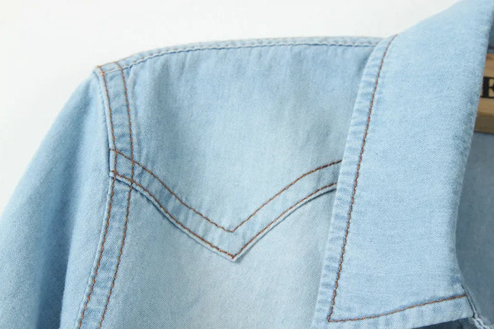 Morgan and Brooke | Denim Crop-Top