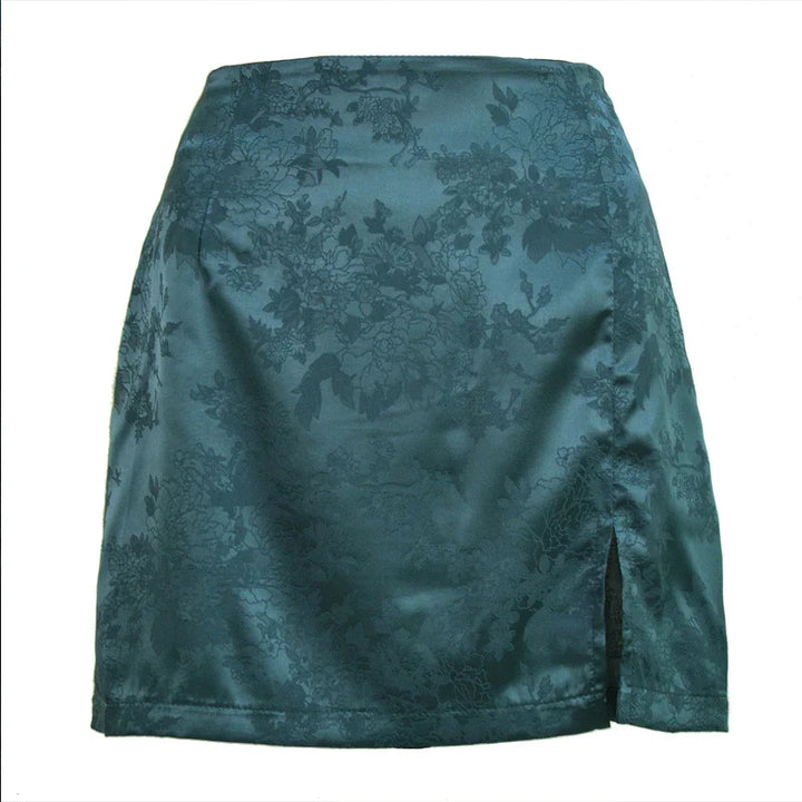 Morgan & Brooke | Midi Bias-Cut Satin Skirt