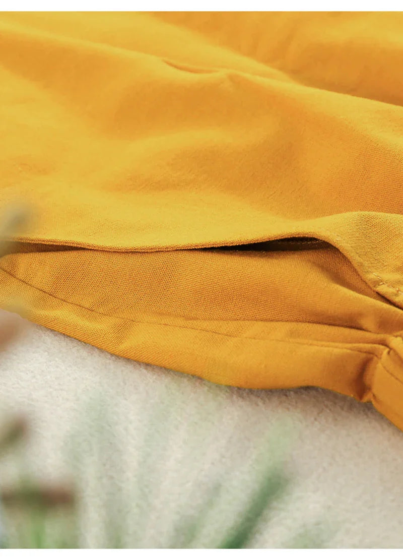 Morgan & Brooke | Relaxed Fit Drawstring Linen Shorts