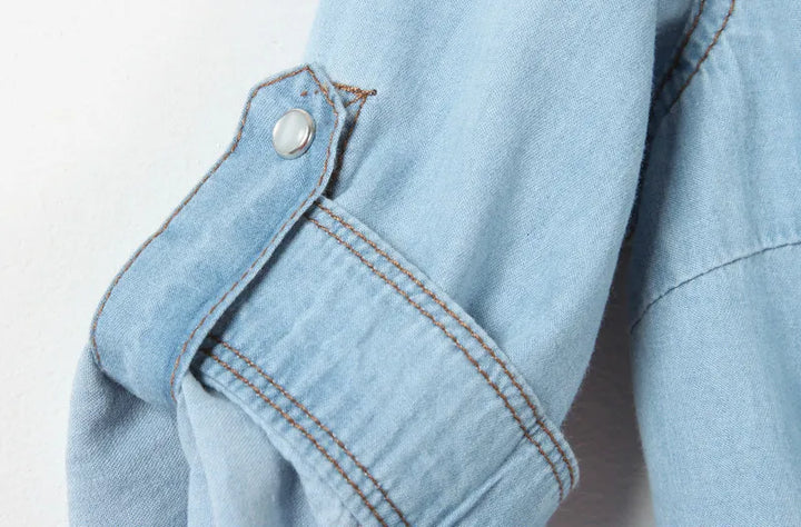 Morgan and Brooke | Denim Crop-Top