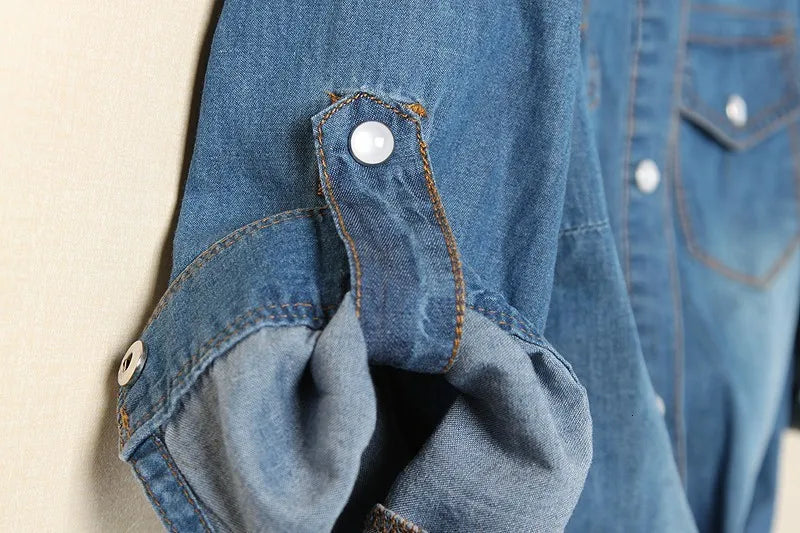 Morgan and Brooke | Denim Crop-Top
