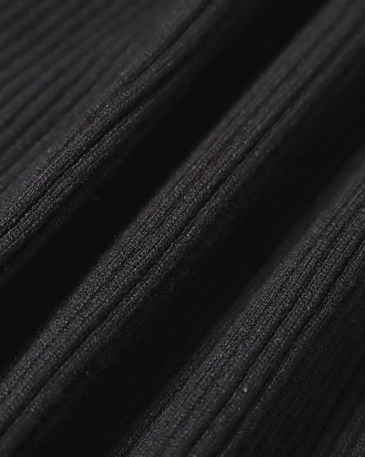 Morgan and Brooke | Colorblock Knit Top for Women in Black