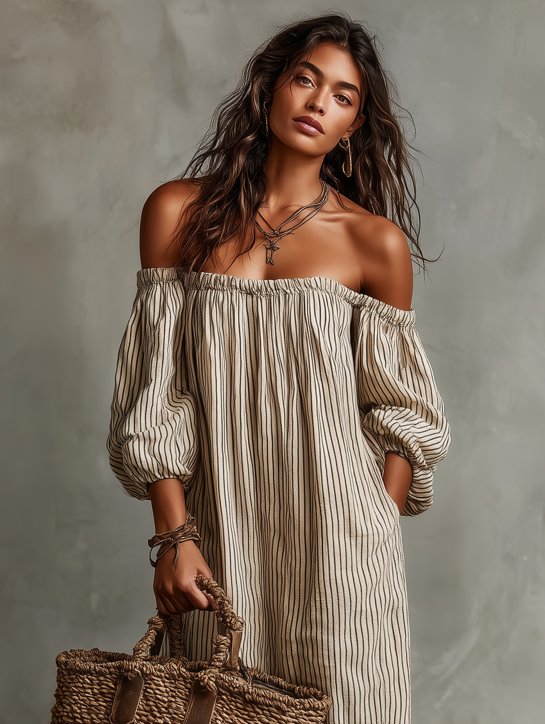 Morgan & Brooke | Linen Casual Dress