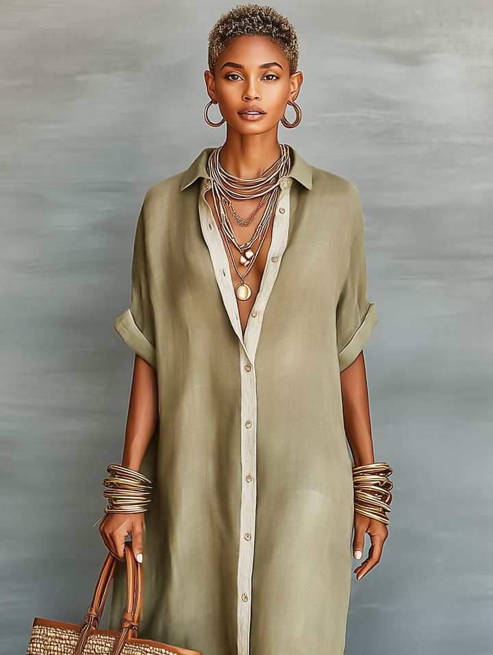 Morgan & Brooke | Linen Dress