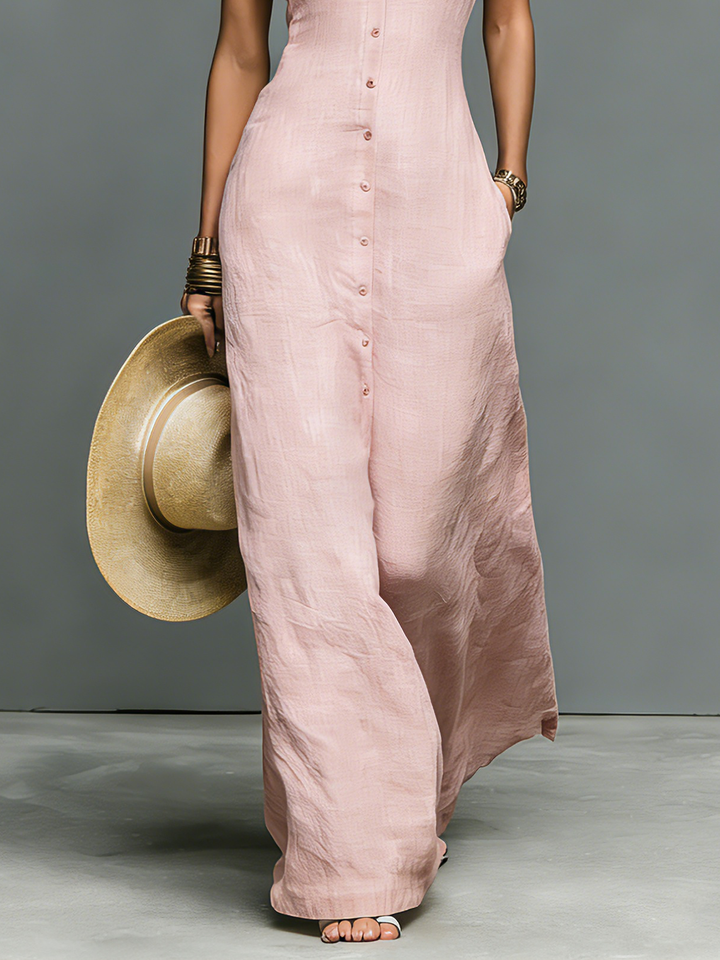 Morgan & Brooke | Linen Sleeveless Dress