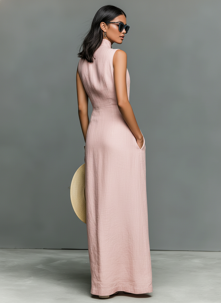 Morgan & Brooke | Linen Sleeveless Dress
