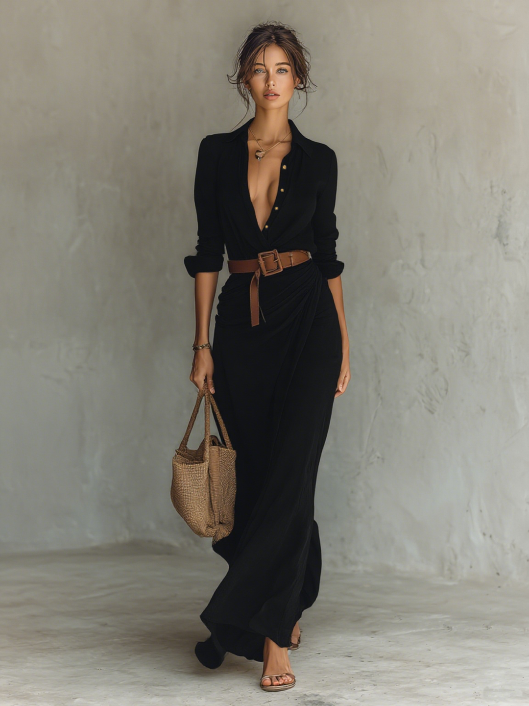 Morgan & Brooke | Long Sleeve Dress