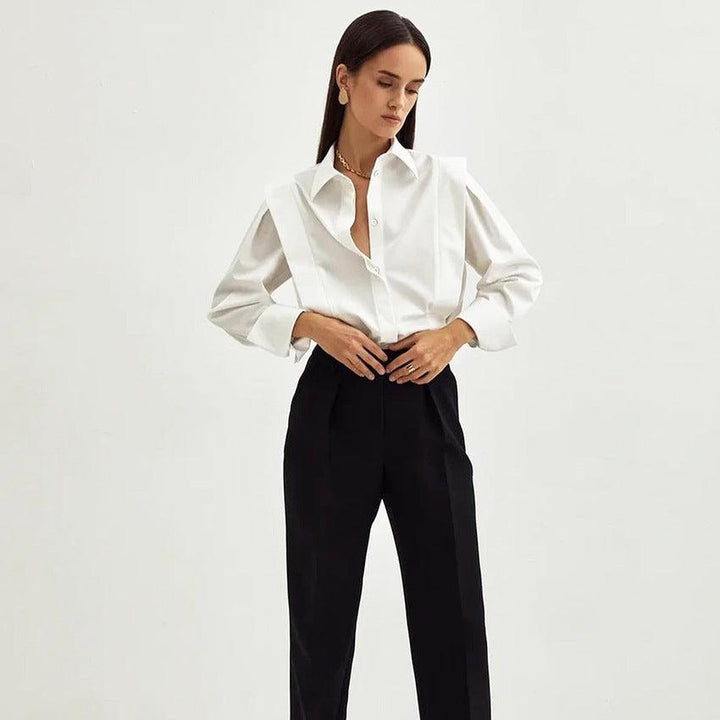 Morgan and Brooke | Blouse, 100% Organic Cotton, Classic Fit