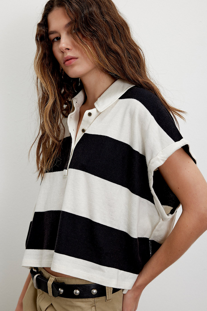 Morgan and Brooke | Cropped Polo