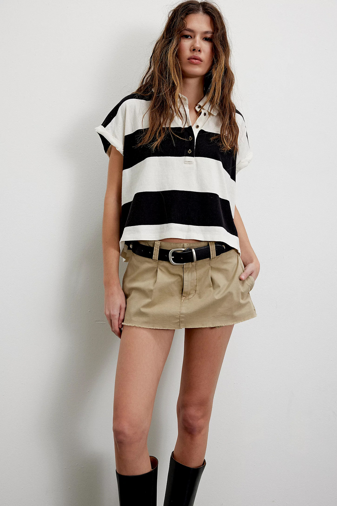 Morgan and Brooke | Cropped Polo