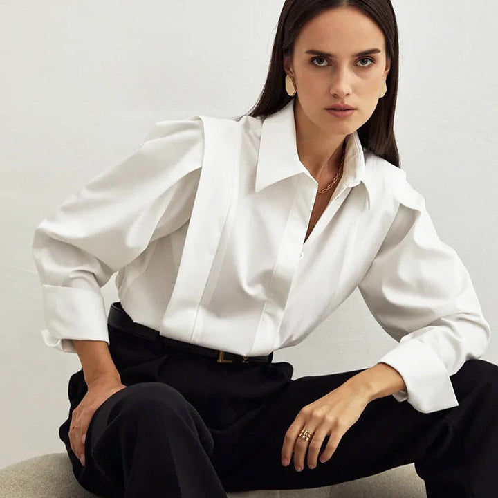 Morgan and Brooke | Blouse, 100% Organic Cotton, Classic Fit