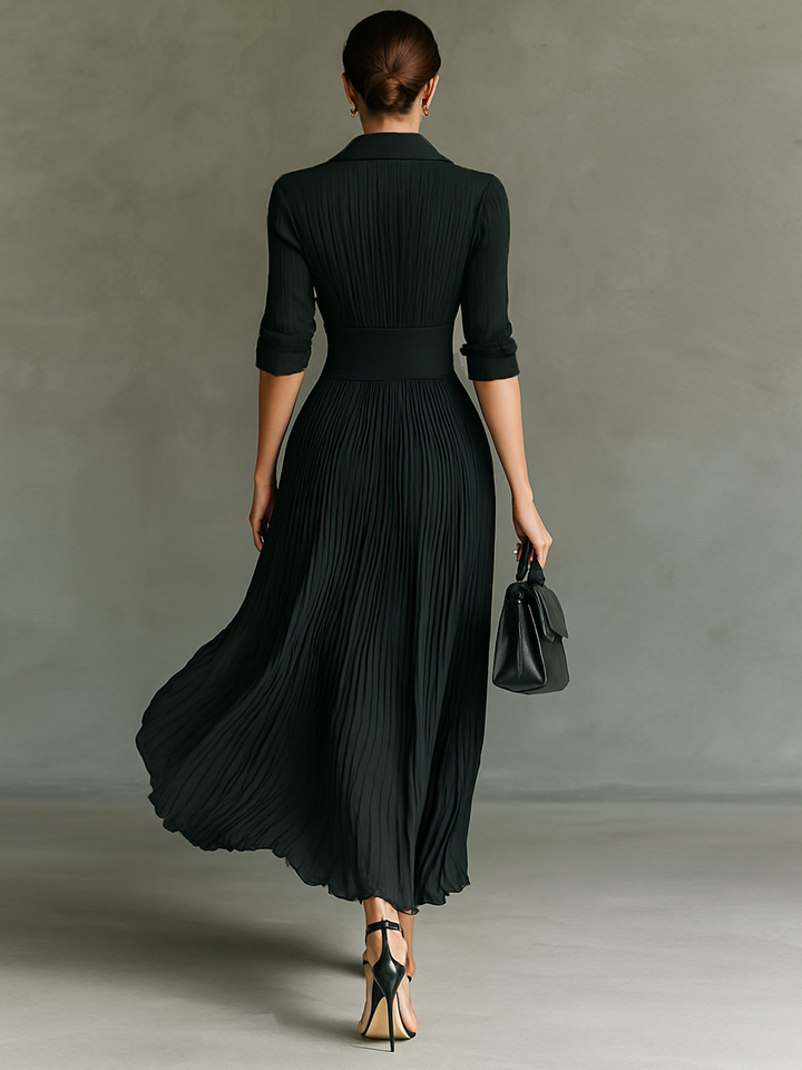 Morgan & Brooke | Pleated Dress