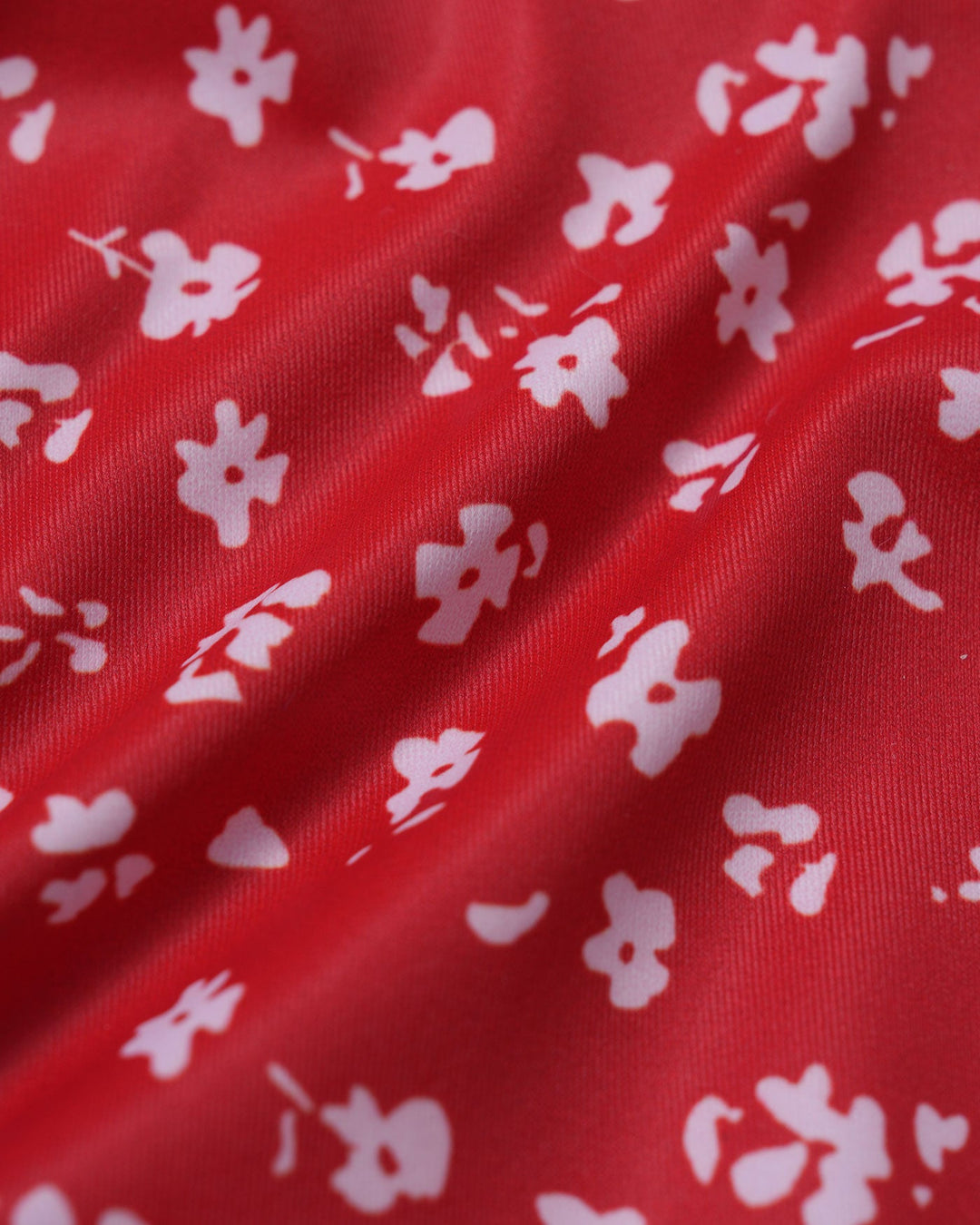 Morgan and Brooke | Floral Triangle Bikini Set for Women in Red