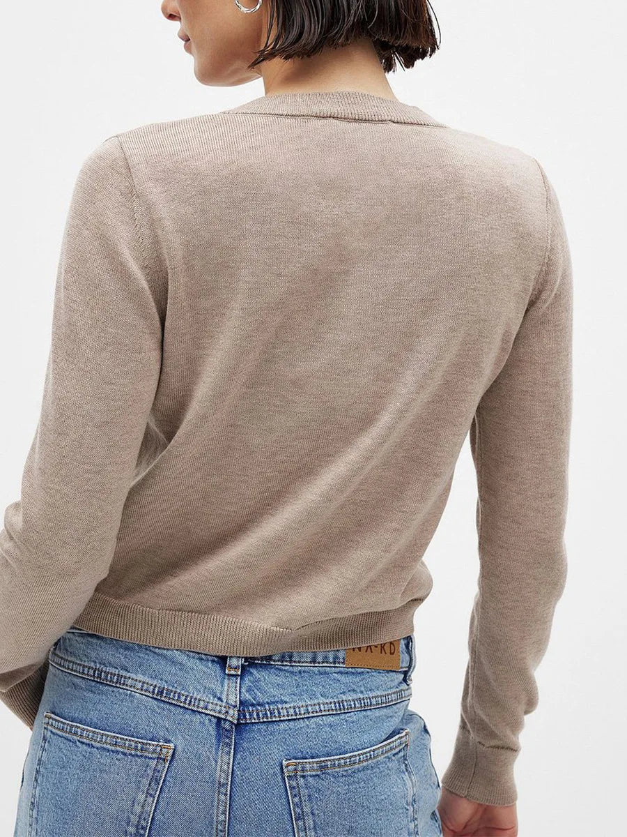 Morgan & Brooke | Button-Front Knit Cardigan