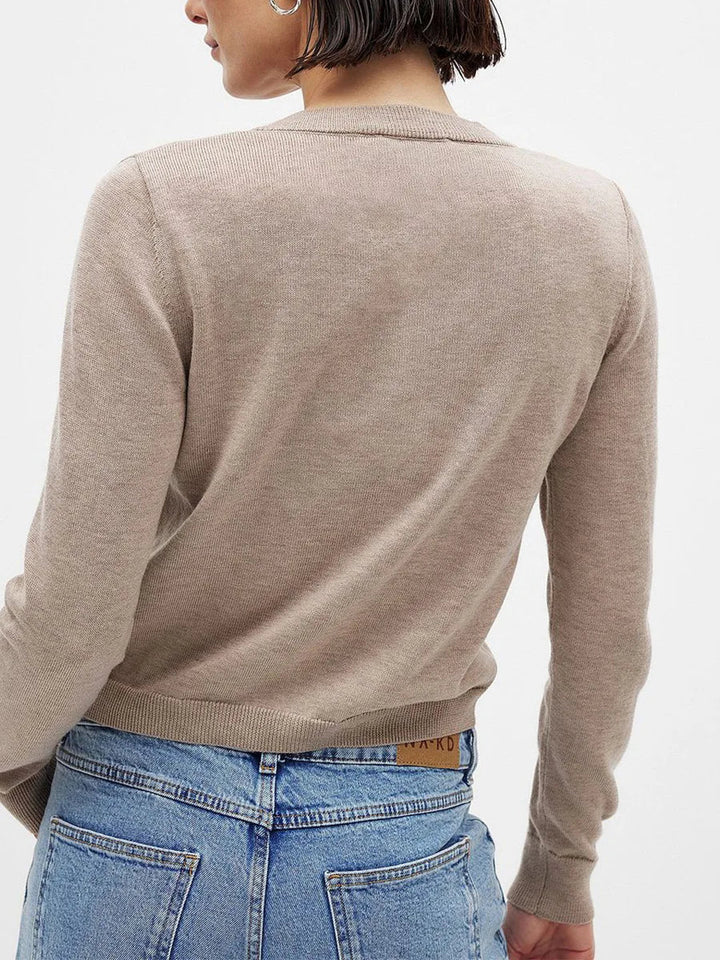 Morgan & Brooke | Button-Front Knit Cardigan