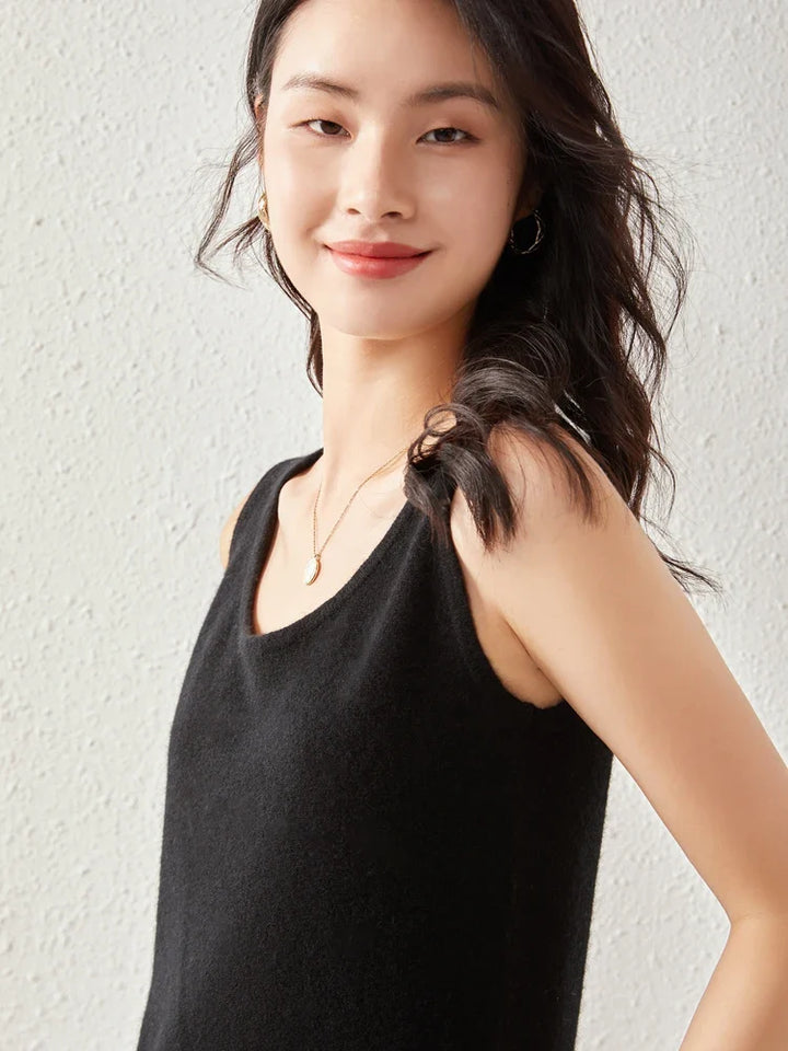 Morgan & Brooke | Crew Neck Relaxed Fit Cashmere Sweater