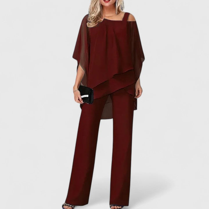 Morgan and Brooke | Two-Piece Pant Set