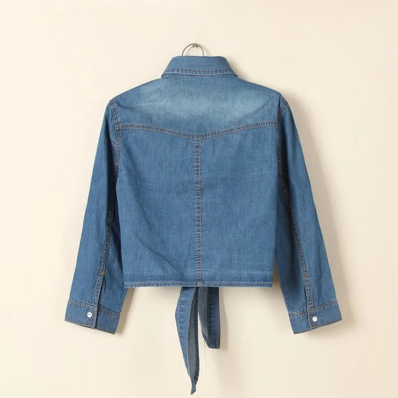 Morgan and Brooke | Denim Crop-Top