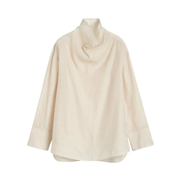 Morgan & Brooke | Relaxed Fit Button-Up Linen Top