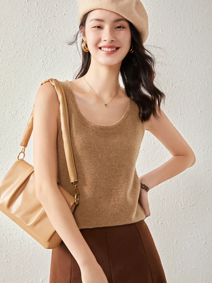 Morgan & Brooke | Crew Neck Relaxed Fit Cashmere Sweater