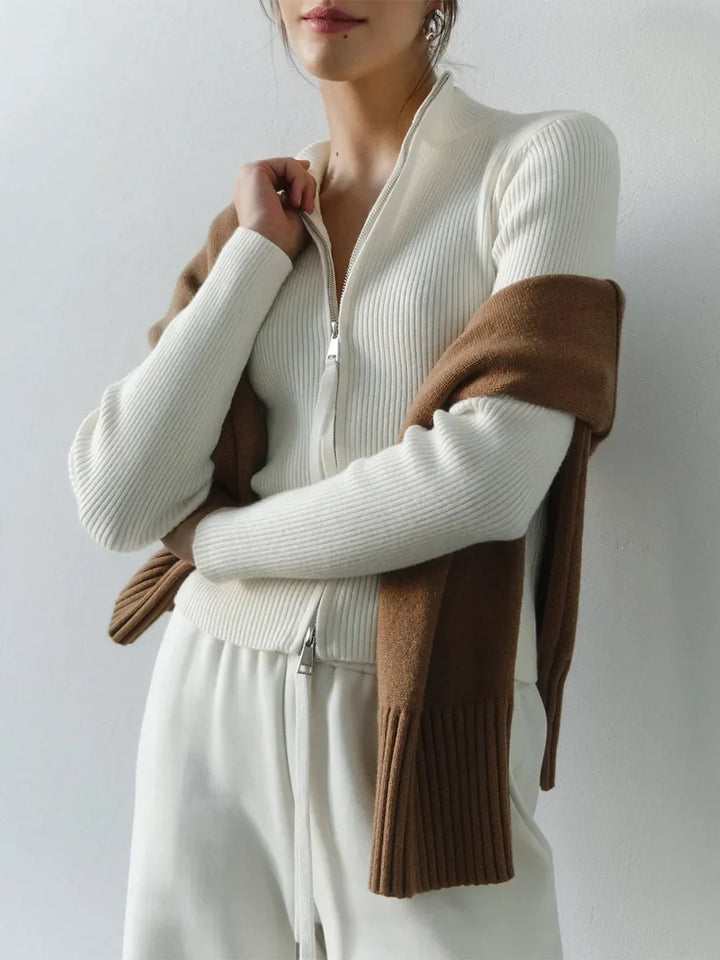 Morgan and Brooke | Hässleholm | Cotton Double-Zip Knit