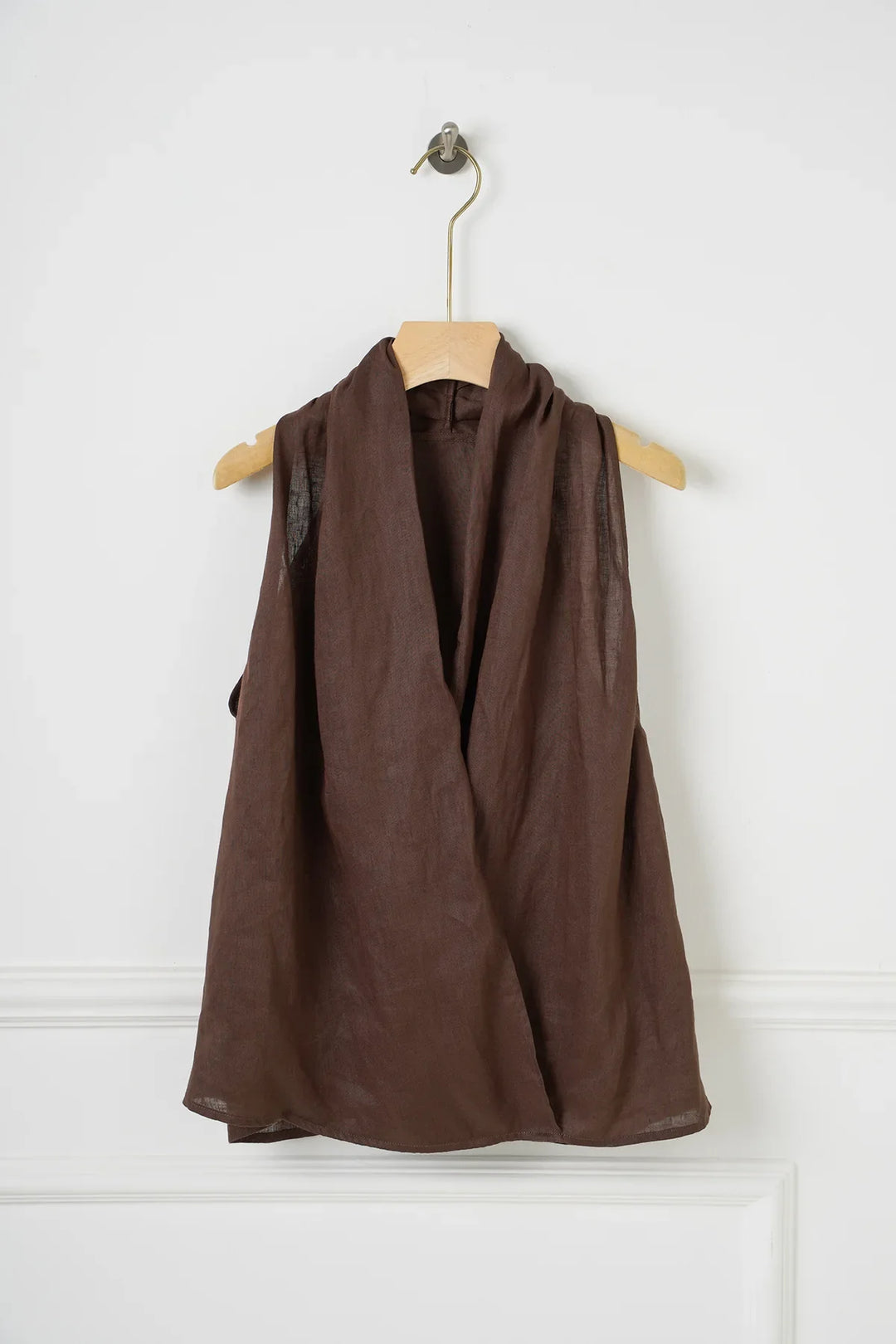 Morgan and Brooke | Drape Linen Vest
