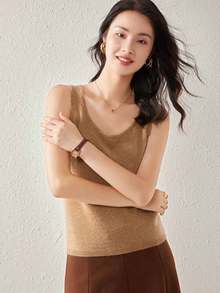 Morgan & Brooke | Crew Neck Relaxed Fit Cashmere Sweater