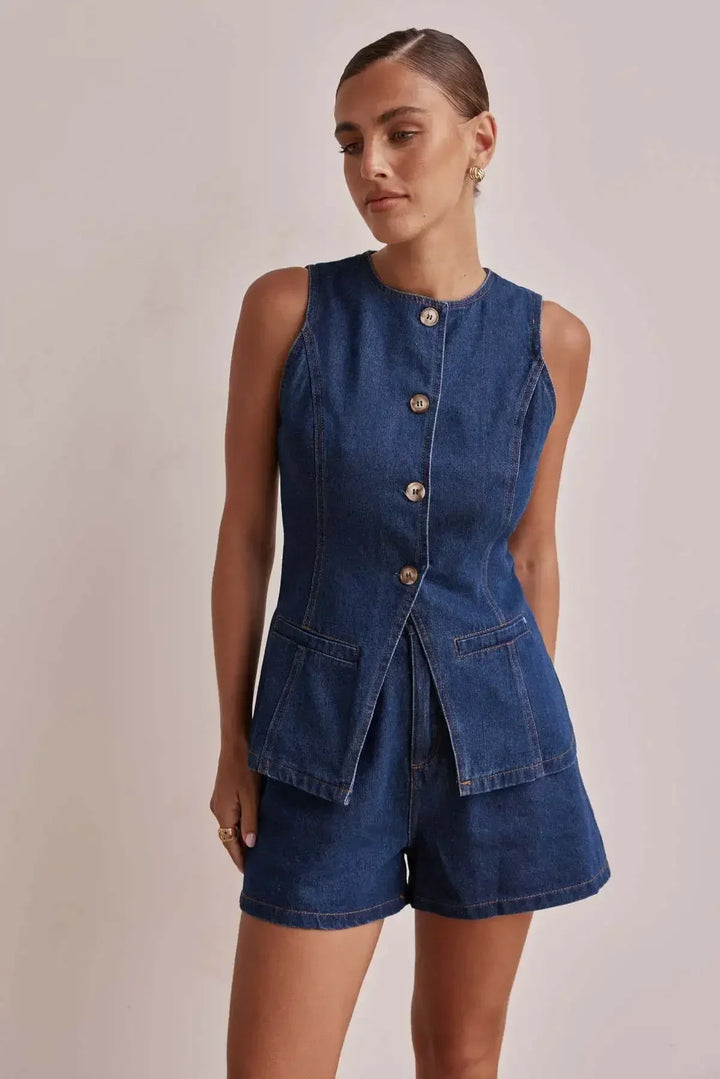Morgan and Brooke | Denim Set - 100% Cotton