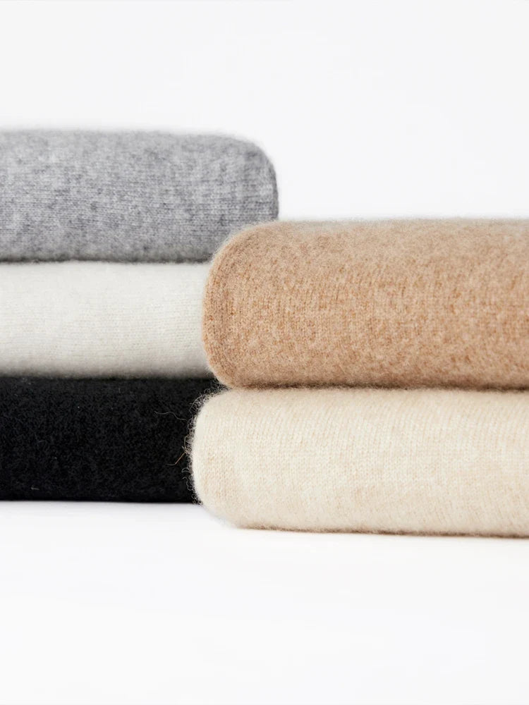 Morgan & Brooke | Crew Neck Relaxed Fit Cashmere Sweater