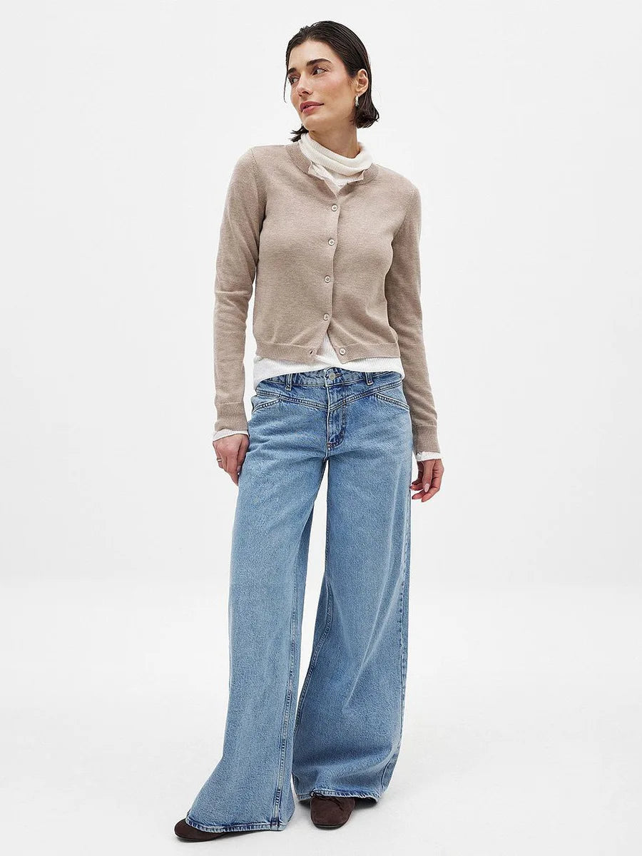 Morgan & Brooke | Button-Front Knit Cardigan