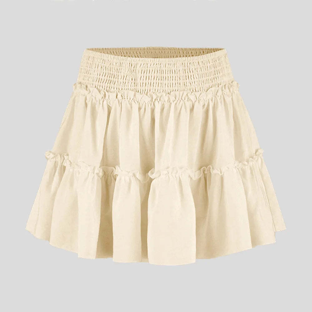 Morgan & Brooke | Leopard Print Tiered Ruffle Skirt