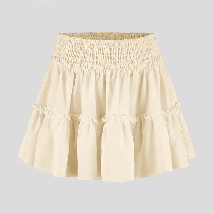 Morgan & Brooke | Leopard Print Tiered Ruffle Skirt