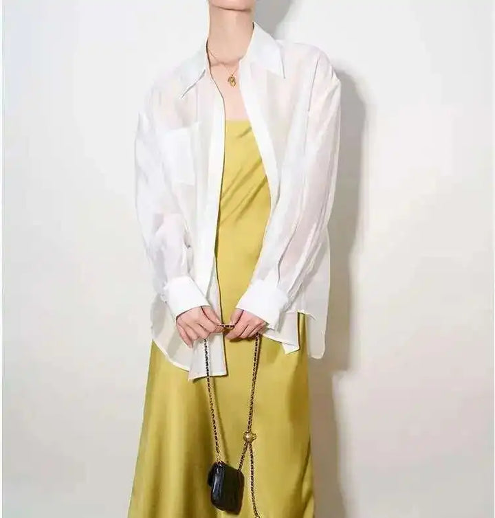Morgan and Brooke | Flowing Silk Poplin Blouse | Blouse, Silk, Poplin