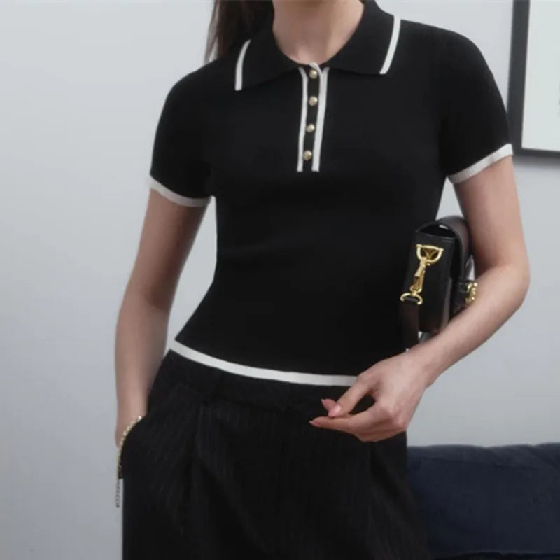 Morgan & Brooke | Contoured Slim Fit Cotton Polo
