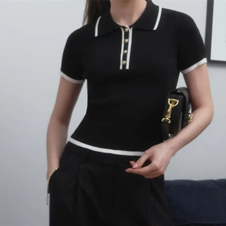 Morgan & Brooke | Contoured Slim Fit Cotton Polo
