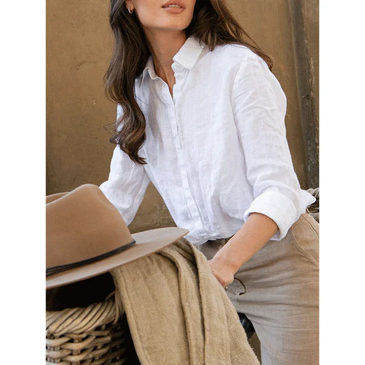 Morgan and Brooke | Linen Blouse