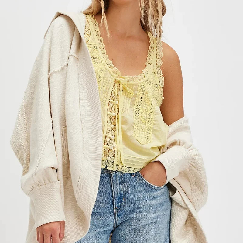 Morgan & Brooke | Scalloped-Edge Lace Cami