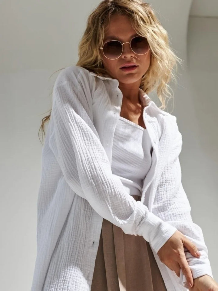 Morgan & Brooke | Breathable Short-Sleeve Cotton Shirt