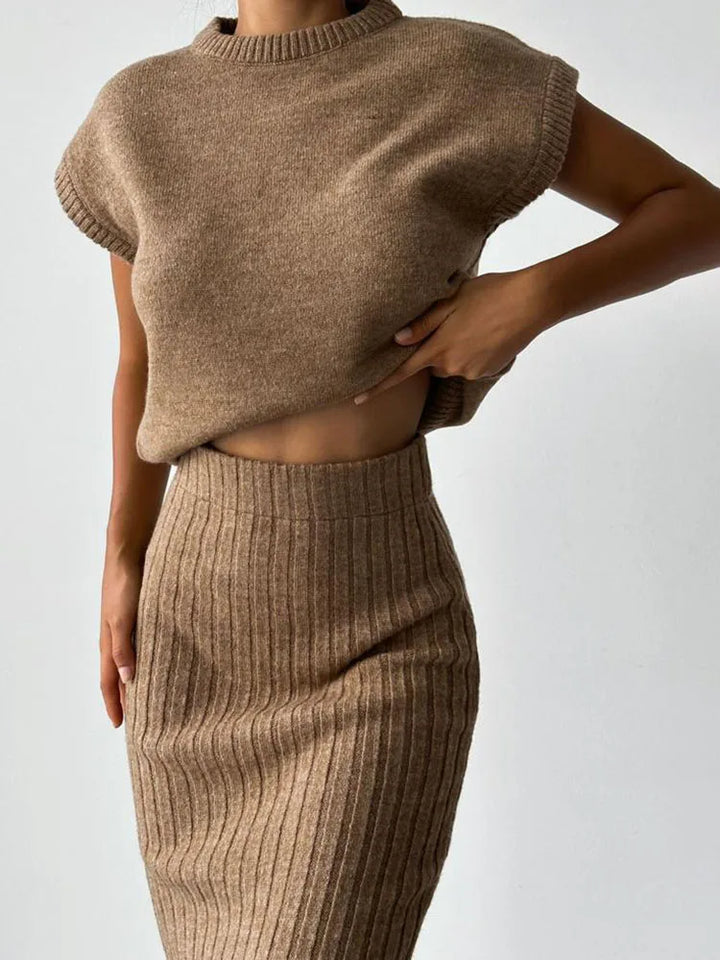 Morgan and Brooke | | Rib Sleeveless Set