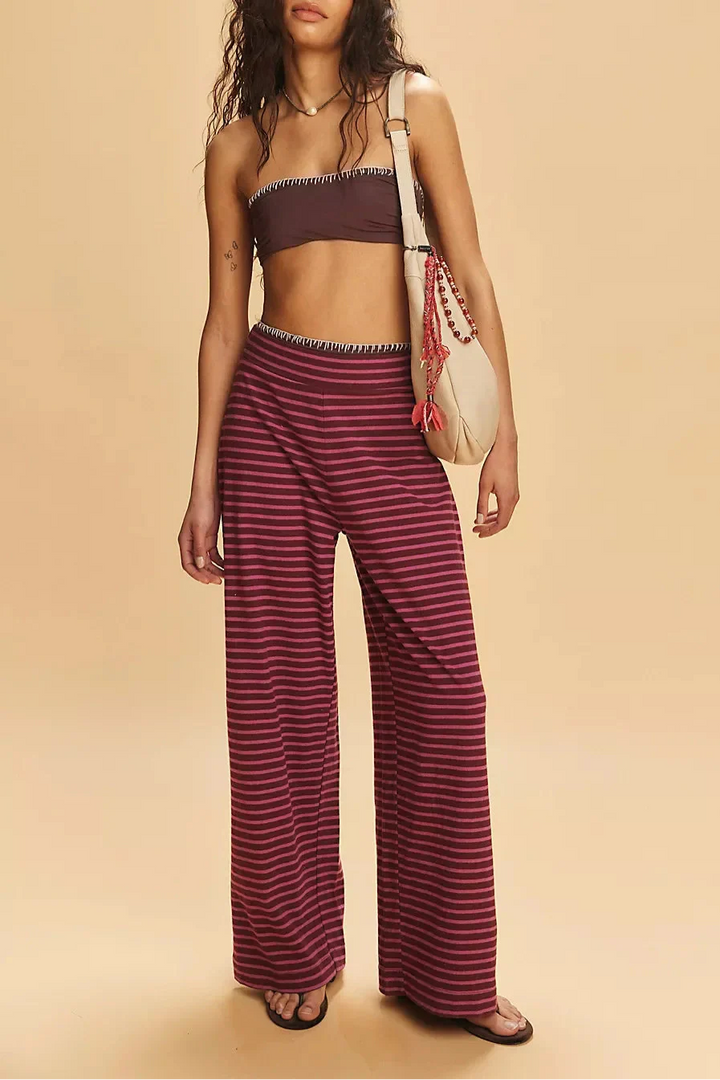 Morgan and Brooke | Linen Striped Set