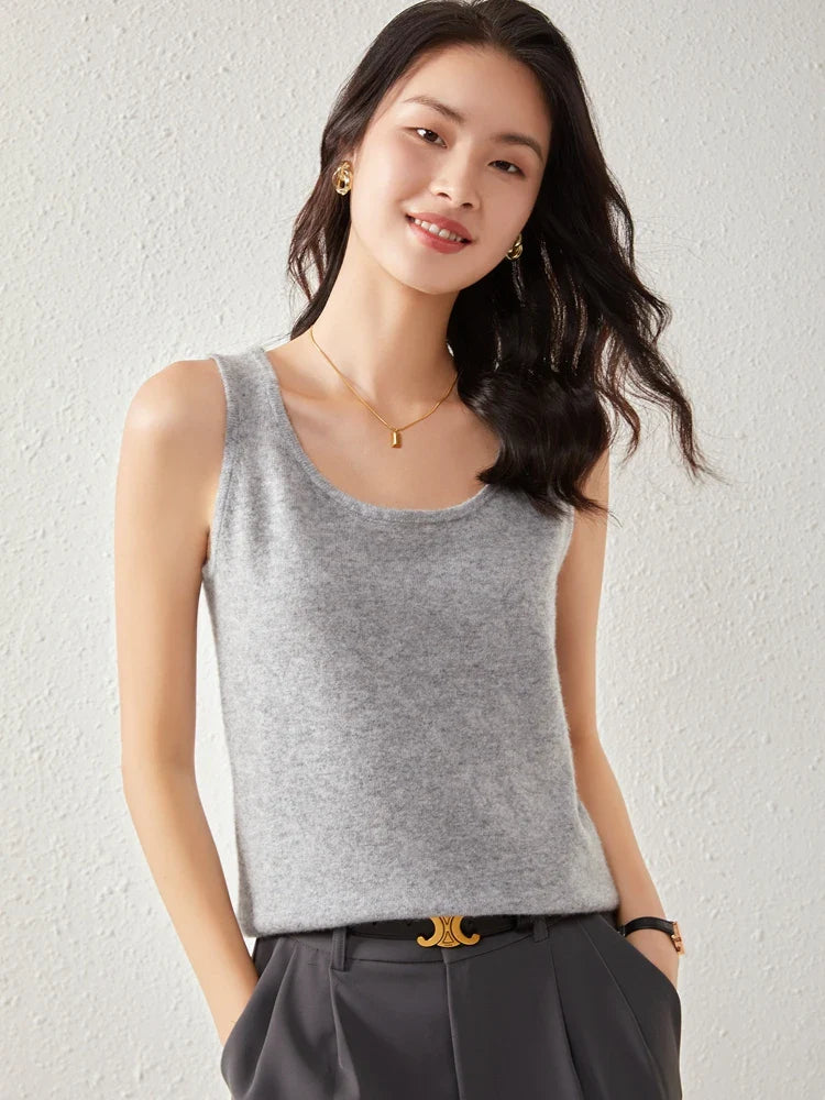 Morgan & Brooke | Crew Neck Relaxed Fit Cashmere Sweater