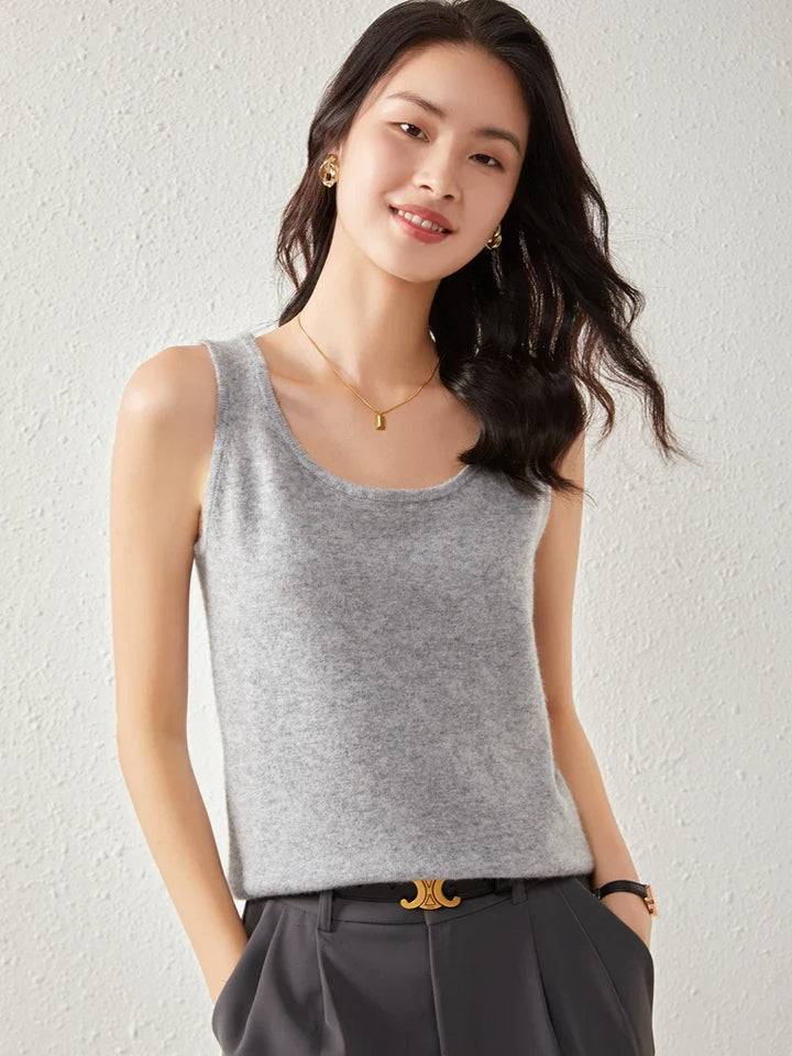 Morgan & Brooke | Crew Neck Relaxed Fit Cashmere Sweater