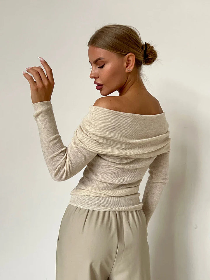 Morgan & Brooke | Off-Shoulder Knit Top