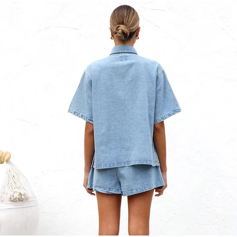 Morgan and Brooke | | Denim 2-Piece Set