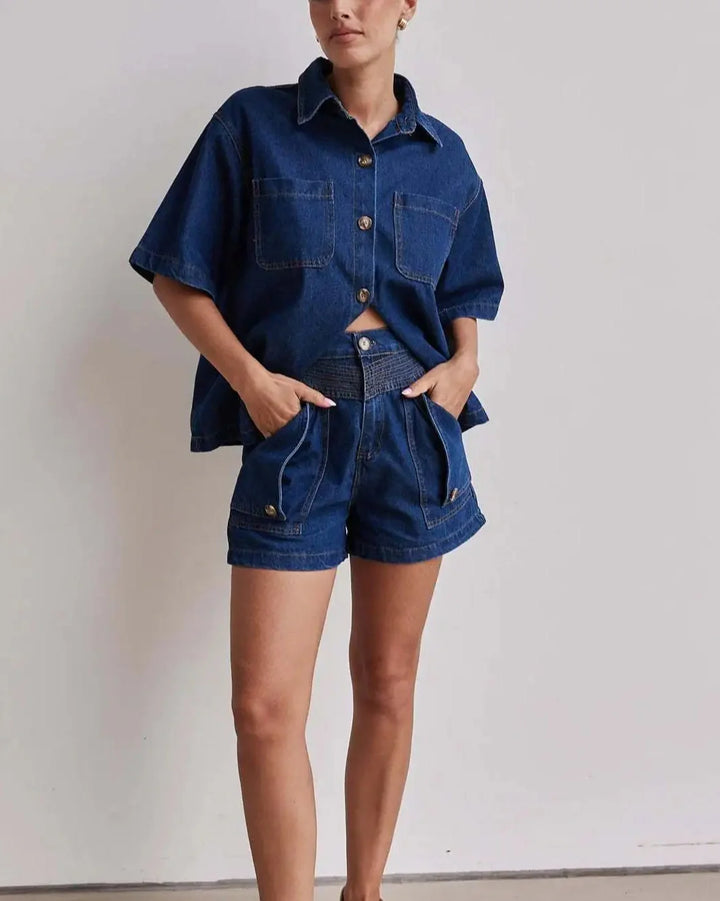 Morgan and Brooke | Denim Set - 100% Cotton