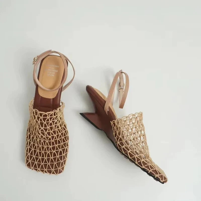 Morgan and Brooke | Heels, Mesh Weave