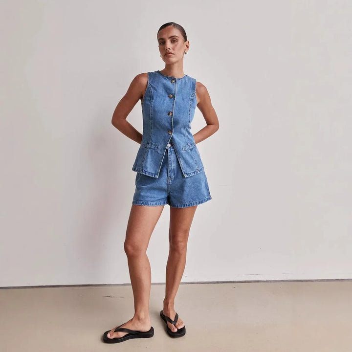 Morgan and Brooke | Denim Set - 100% Cotton
