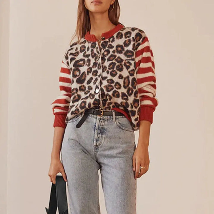 Morgan and Brooke | | Top - Leopard Striped