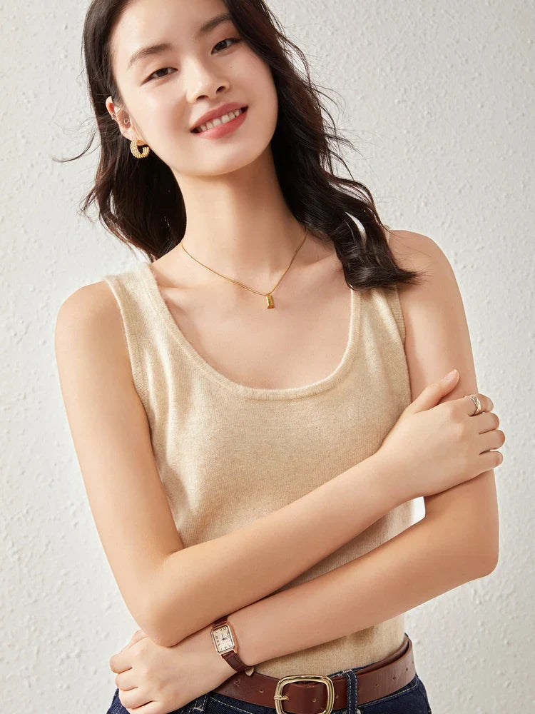 Morgan & Brooke | Crew Neck Relaxed Fit Cashmere Sweater